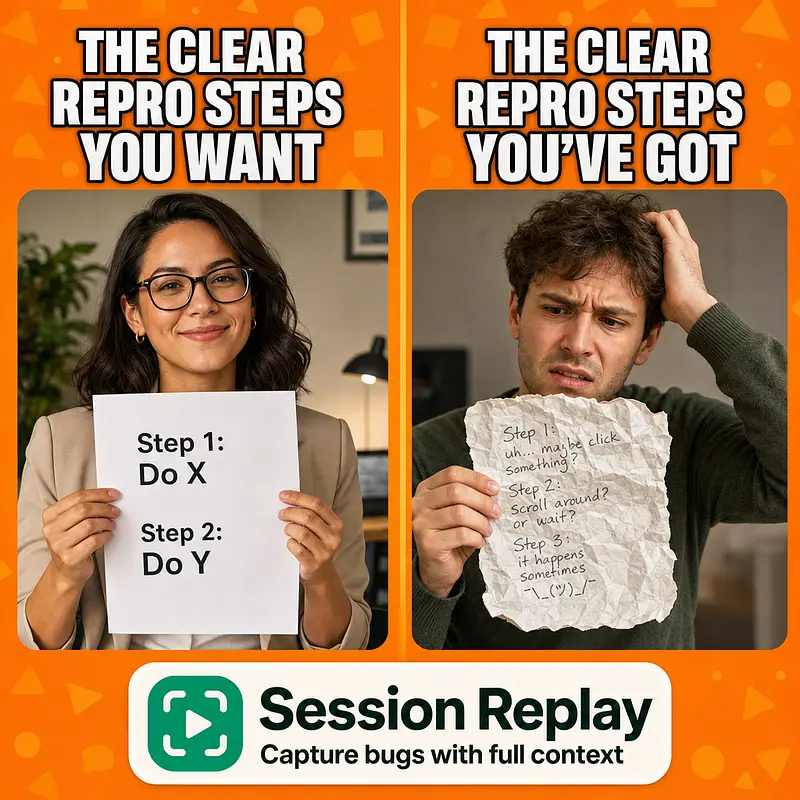 The clear repro steps you want The clear repro steps you've got